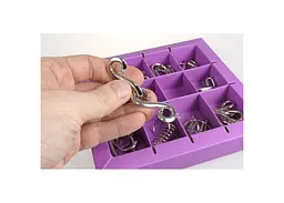 Набір головоломок Eureka Metal Puzzles фіолетовий 10 шт. (473359) - мініатюра 3