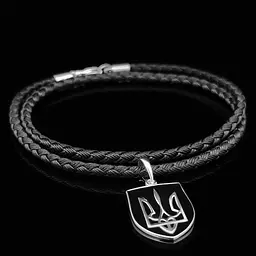Срібний кулон Тризуб (7061) - мініатюра 4