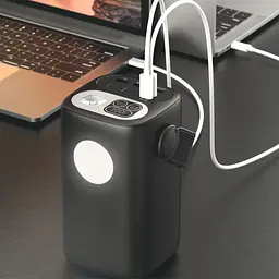 Павербанк 60000mAh TITANUM WC60 PD100W Black TITANUM (28499-000) - мініатюра 11