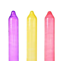 Презервативи Holographic Recare Fruit Flavour Condoms 3 шт, аромати: м'ята, банан, полуниця - мініатюра 2
