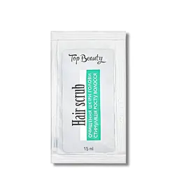 Скраб для росту волосся з ментолом Top Beauty Menthol Hair Scrub пробник 15 мл