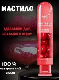 Оральний лубрикант на водяній основі Fall in love Вишня 80 мл (ROZ6501053534) - мініатюра 6
