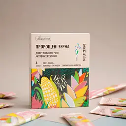 Пророщені зерна вівса, ячменю, пшениці, кукурудзи у стіках 100 г (10 стіків *10г) Choice