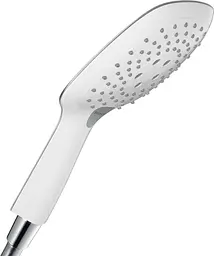 Ручний душ Hansgrohe Raindance Select E 150 3jet EcoSmart White/Chrome 26551400, Хром