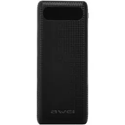 Зовнішній акумулятор Power Bank Awei P70K 20000 mAh Чорний - мініатюра 2