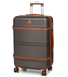 Валіза середня M ABS-пластик Worldline Airtex 629 67×45×27см 74л Коричнева