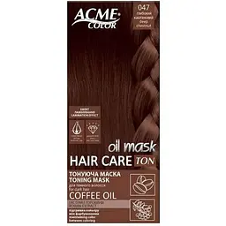 Маска Тонувальна ACME-COLOR Глибокий каштановий 047 "Hair Care Ton oil mask"
