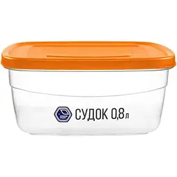 Контейнер НАРОДНИЙ ПРОДУКТ 800мл (квадратний) арт.90о