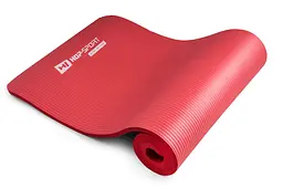 Мат для фітнесу та йоги Hop-Sport HS-N015GM 1,5см червоний - мініатюра 4