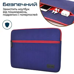 Чохол для ноутбука Promate 13 (portfolio-s.blue) - мініатюра 2