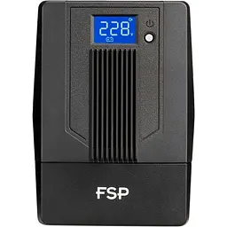 ДБЖ FSP iFP-800, 800ВА/480Вт, LCD, Schukox2. 230V/50Hz, USB, Black