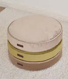 Лежак-подушка ортопедична для собак "Pearl" з ефектом пам'яті Memory Foam трав'яний М 85см - мініатюра 7