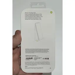 Оригінальний протиударний чохол Apple Clear Case Hardshell для iPhone 11 Pro (5.8") Прозрачный (MWYK2ZM/A) - мініатюра 5