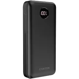 Батарея універсальна Canyon PB-2002 20000mAh, PD/20W, QC/3.0/22.5W, Black (CNE-CPB2002B) - мініатюра 2