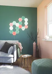 Розумна система освітлення Nanoleaf Shapes Hexagon Starter Kit 15шт [80710] - мініатюра 6