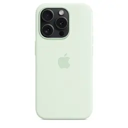 Силіконовий чохол CasePro Silicone Case з MagSafe Soft Mint для iPhone 15 Pro - мініатюра 4