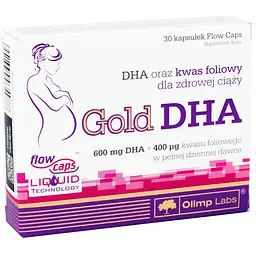 Жирні кислоти Gold DHA, 30 капсул Olimp fit0012975 - мініатюра 1
