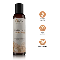 Лубрикант на водній основі Orgie All-Natural Ultra Slide 150 мл - мініатюра 3