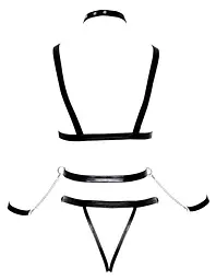 Боді Bad Kitty Naughty Toys Bondage Set S/M чорний - мініатюра 2