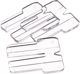 Насадки (5 шт) для захисту від сколювання для лобзика Makita 4329, 4331D, 4333D, 4334D, 4340CT, 4340FCT, 4341CT, 4341FCT, 4350T, 4350FCT, 4351T, 4351FCT, BJV140, BJV180, DJV140, DJV141, DJV142, DJV180, DJV181, DJV182, JV0600 , JV143D, JV183D (192557-6) - мініатюра 2
