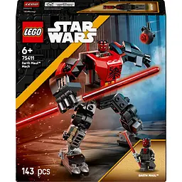 Конструктор LEGO Star Wars Робот Дарта Мола 143 деталі (75411) - мініатюра 20