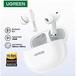 Бездротові навушники Ugreen WS200 HiTune T6 Hybrid Active Noise-Cancelling Earbuds UGR-15158 - мініатюра 5
