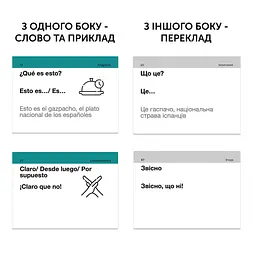 Картки для вивчення іспанської мови English Student. Іспанська на щодень - мініатюра 2