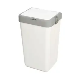 Кошик для білизни Motek білий 40 л (MT-08)