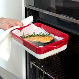 Форма для запікання МВМ My Home L 30х18.5х6 см (KP-44 L WHITE/RED) - мініатюра 11