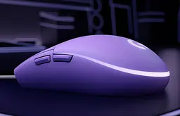 Мишка комп'ютерна Logitech G102 Lightsync USB Lilac (910-005854, 910-005857) - мініатюра 3