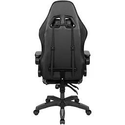 Крісло геймерське Kruger&Matz GX-150 з підставкою для ніг Black/Grey - мініатюра 6