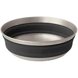 Миска Sea To Summit Detour Stainless Steel Collapsible Bowl L Beluga Black