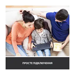 Клавіатура Logitech K400 Plus Touch Wireless UA Black (920-007145) - мініатюра 5
