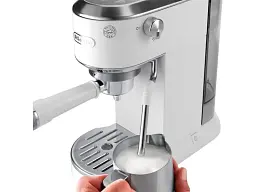 Ріжкова кавоварка еспресо Delonghi Dedica Duo (EC890.WI) - мініатюра 2