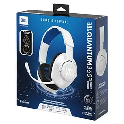 Навушники JBL Quantum 360P Wireless for PS White (JBLQ360PWLWHTBLU) - мініатюра 10
