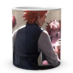 Кухоль GeekLand My Hero Academia Моя геройська академія Мідорія Шото Бакуго Кірішима MHA 02.84 330 мл білий - мініатюра 2