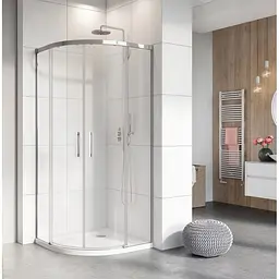 Душові стінки Radaway Idea PDD 100x100 безпечне скло, прозоре (387142-01-01) - мініатюра 3