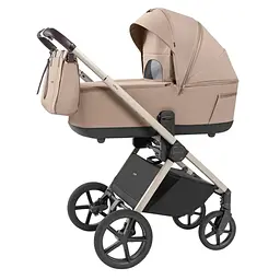 Універсальна дитяча коляска 2 в 1 Carrello Ultra CRL-6527 Floral Beige з системою Memory Button та термолюлькою - мініатюра 2