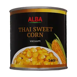 Кукурудза цукрова Alba Food консервована вакуум ж / б ключ 340 мл