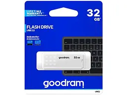 USB флеш накопичувач GOODRAM 32 GB UME2 White (UME2-0320W0R11) - мініатюра 3