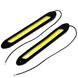 LED Денні ходові вогні ДХО 12V 26 см гумовий корпус гнучкі 2 шт. (NTS06)