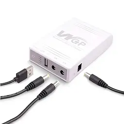 ДБЖ для роутера, повербанк MINI DC UPS WGP 5V-9V-12V, 10400mAh - мініатюра 8
