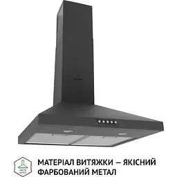 Витяжка купольна Perfelli K 5202 SG 700 LED - мініатюра 2