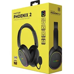 Навушники Hator Phoenix 2 Wireless Hi-Res SyncHUB connection Black (ESH40) - мініатюра 7