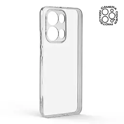 Прозрачный чехол для OPPO Reno13 Pro 5G с защитой камеры, тонкий, силиконовый, бесцветный, ударопрочный, противоударный бампер с закрытой камерой, ArmorStandart (ARM81884) - мініатюра 2