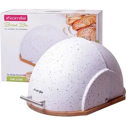 Хлібниця Kamille 38.5х26.5 см біла (KM-1106-WT) - мініатюра 3