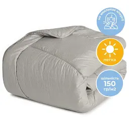 Ковдра Ideia Nordic Comfort літня 200х220 см сіра (8-34655*002) - мініатюра 2