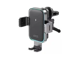 Автомобільний тримач для смартфона Proove Triple Clamp Pro 15W Gray (WHTP15010001) - мініатюра 2