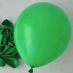 Кулька повітряна латексна 30 см (100) зелений, матовий, IDEA7-DL-007 - мініатюра 4