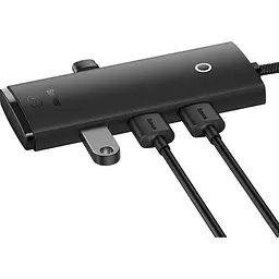 USB-хаб Baseus Lite Series 4-in-1 Hub Adapter Black (WKQX030401) [105720] - мініатюра 4